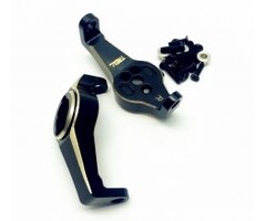 TREAL Treal Brass Caster Blocks Portal Drive C Hub Carrier Blackening for Traxxas TRX-4/TRX-6 1:10 RC Car