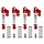 TR-AST-RED - Treal SCX24 Aluminum Shocks Threaded (4P) for Axial 1/24 Truck