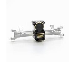 TREAL Alu 7075 Front Axles Housing W/ Heavy Brass Diff Cover for Axial SCX24