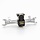 TR-FAA-BDC-SLVR - Treal Alu 7075 Front Axles Housing W/ Heavy Brass Diff Cover for Axial SCX24