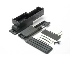 Traxxas 5324 - Electronics box, right/ box cover/ charge jack plug (rubber)/ foam padding and adhesive
