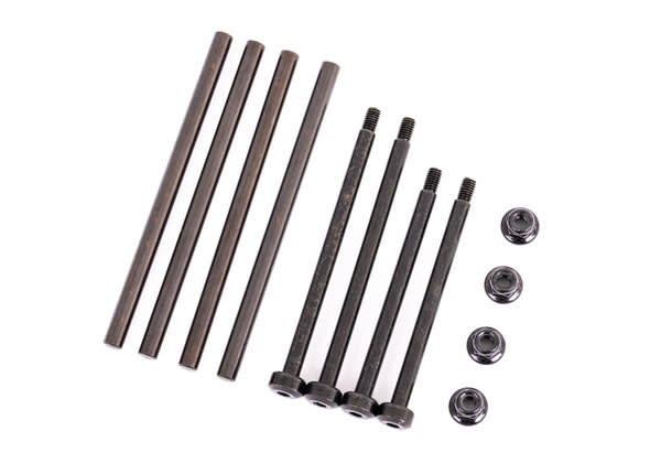 Traxxas 9540 - Sledge Hardened Steel Suspension Pin Set, 4x67mm (4), 3.5x48.2mm (2), 3.5x56.7mm (2)/ M3x0.5mm NL, flanged (2)