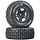 DTXC3671 - Lockup SC Tire C2 Mounted Black Rear: Slash (2)