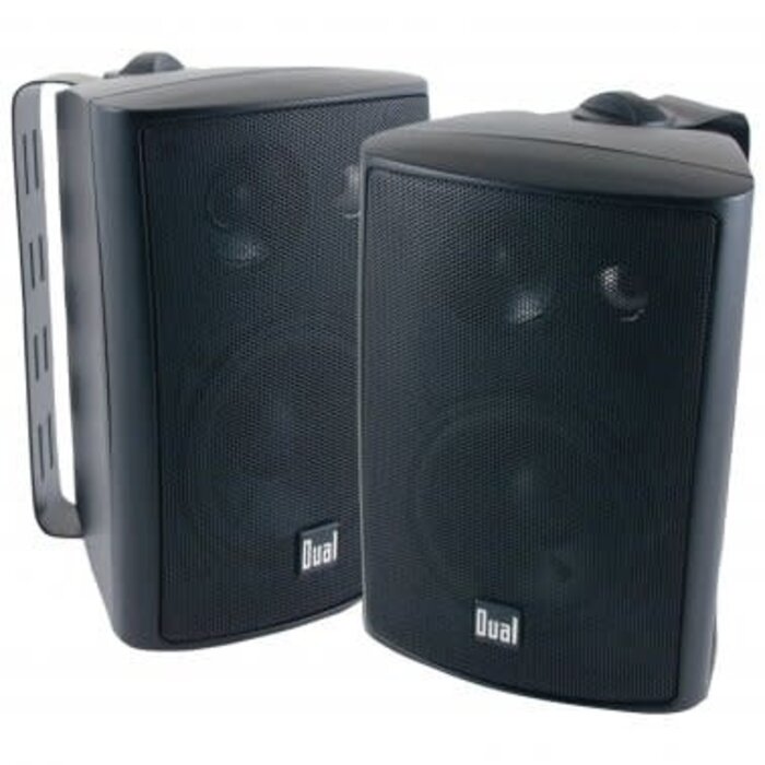 4" 3-Way Indoor/Outdoor Speakers (Black)