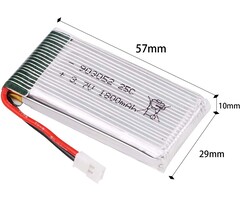 3.7V 1800mah Lipo Battery 2 Pin