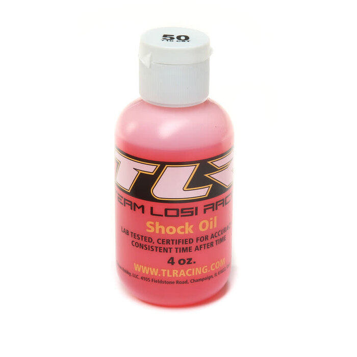 Team Losi Racing Silicone Shock Oil, 50WT, 710CST, 4oz