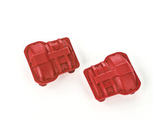 Traxxas 9738-RED - Axle cover, front or rear (red) (2)