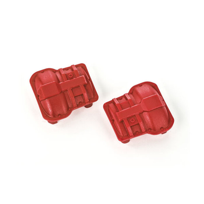 Traxxas 9738-RED - Axle cover, front or rear (red) (2)