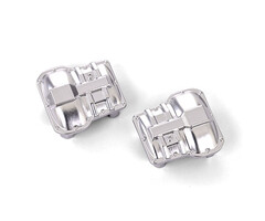 Traxxas 9738-SATIN - Axle cover, front or rear (satin chrome) (2) TRX-4M™ & TRX-4MT™