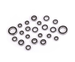 Traxxas 9745X - Ball bearing set, black rubber sealed, complete (3x6x2.5mm (8), 5x8x2.5mm (4), 4x8x3mm (4), 8x12x3.5mm (2), 3.5x7x2.5mm (4))