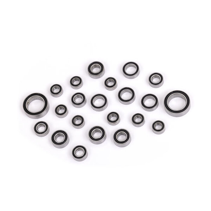 Traxxas 9745X - Ball bearing set, black rubber sealed, complete (3x6x2.5mm (8), 5x8x2.5mm (4), 4x8x3mm (4), 8x12x3.5mm (2), 3.5x7x2.5mm (4))
