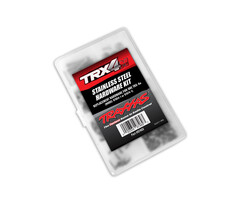Traxxas 9746X - Hardware kit, stainless steel, complete (contains all stainless steel hardware used on 1/18-scale Ford Bronco or Land Rover® Defender®) (includes body hardware and clear plastic storage container)
