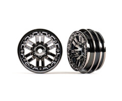 Traxxas 9768-BLKCR - Wheels, 1.0' (black chrome) (2)