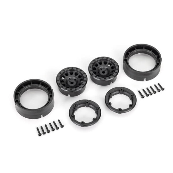 Traxxas 9781 - Wheels, 1.0', Method Race Wheels® 105 Beadlock (black, beadlock) (2)
