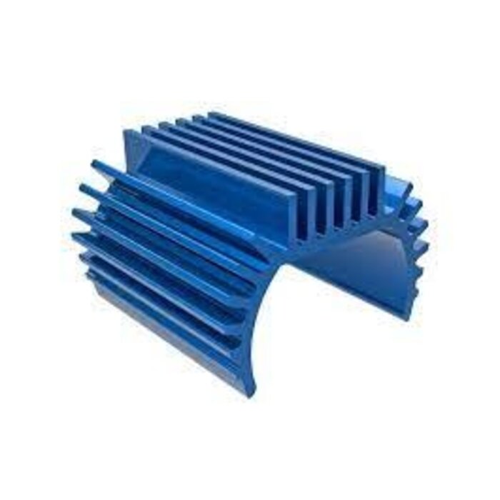 Traxxas 9793-BLUE - Heat sink, Titan® 87T motor (6061-T6 aluminum, blue-anodized)