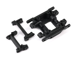 Traxxas 9736 - Skidplate, center/ bumper mount, front/ bumper mount, rear
