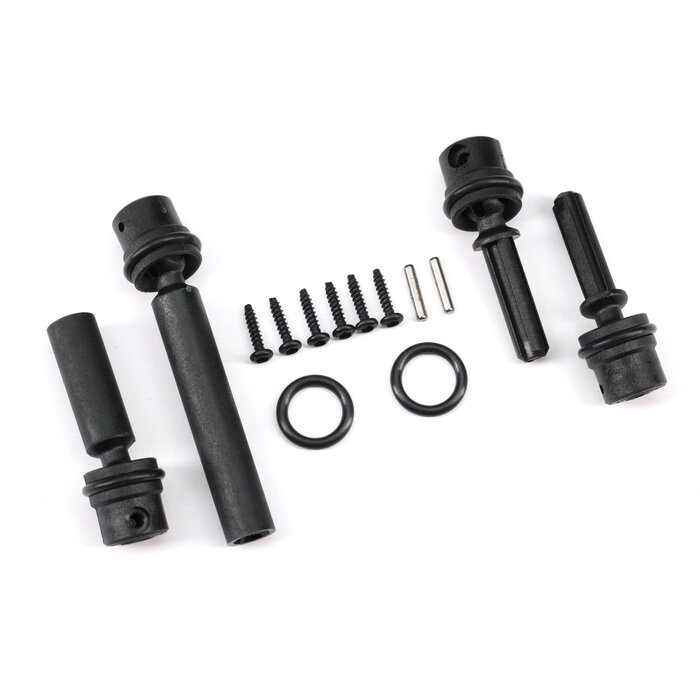 Traxxas 9755 - Driveshafts, center, assembled (front & rear)