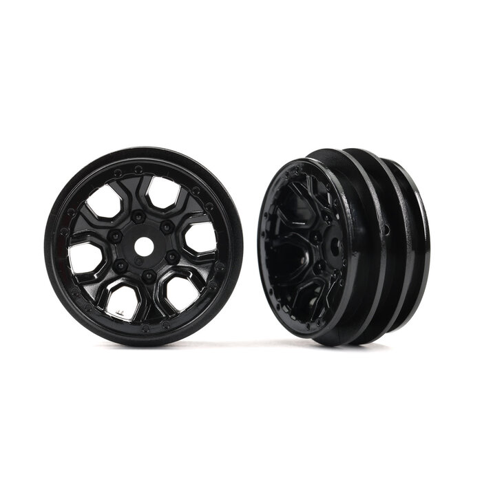 Traxxas 9770 - Wheels, 1.0' (black) (2)