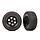 9774 - Tires & wheels, assembled (black 1.0' wheels, BFGoodrich® Mud-Terrain™ T/A® KM3 2.2x1.0' tires) (2)