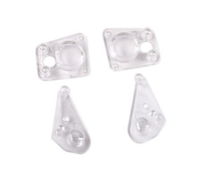 Traxxas 9719 - LED lenses, headlight (2), tail light (2) (fits #9712 body)