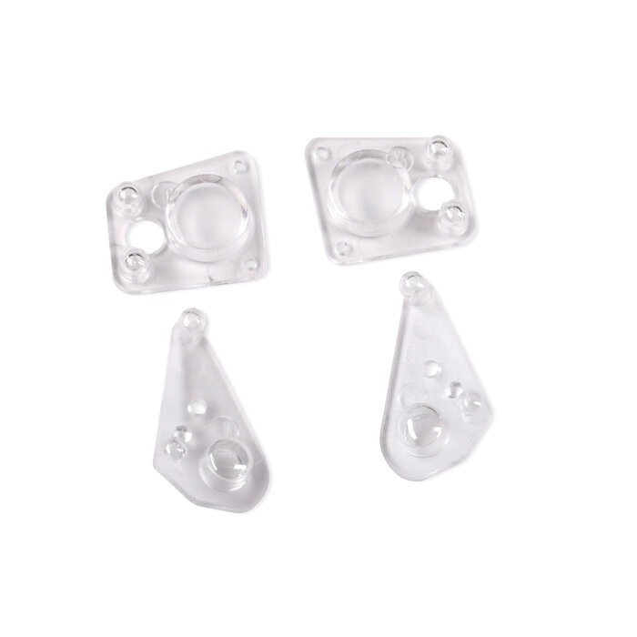 Traxxas 9719 - LED lenses, headlight (2), tail light (2) (fits #9712 body)