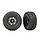 9773 - Tires & wheels, assembled (black 1.0' wheels, Canyon Trail 2.2x1.0' tires) (2)