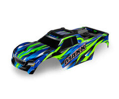 Traxxas 8918G - Body, Maxx®, Green (painted, decals applied) (fits Maxx® with extended chassis (352mm wheelbase))