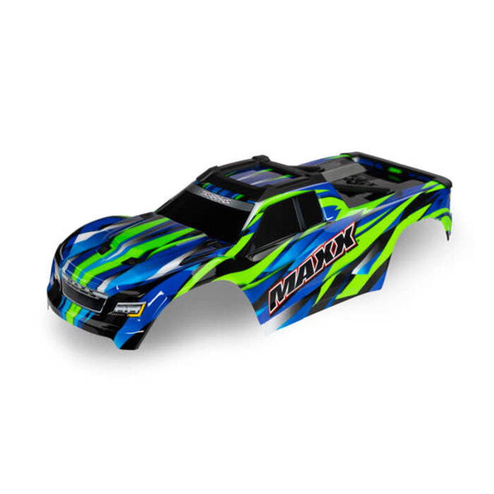 Traxxas 8918G - Body, Maxx®, Green (painted, decals applied) (fits Maxx® with extended chassis (352mm wheelbase))