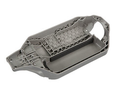 Traxxas 6723R - Chassis (162mm long battery compartment) (fits flat style battery packs) (use only with #7430R front bulkhead & #6726X battery hold-down)