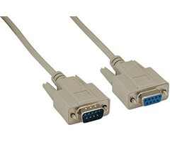DB9-M/F-6FT - Cable Leader - DB9 M/F RS-232 Serial Extension Cable (6 Foot (1 Pack))