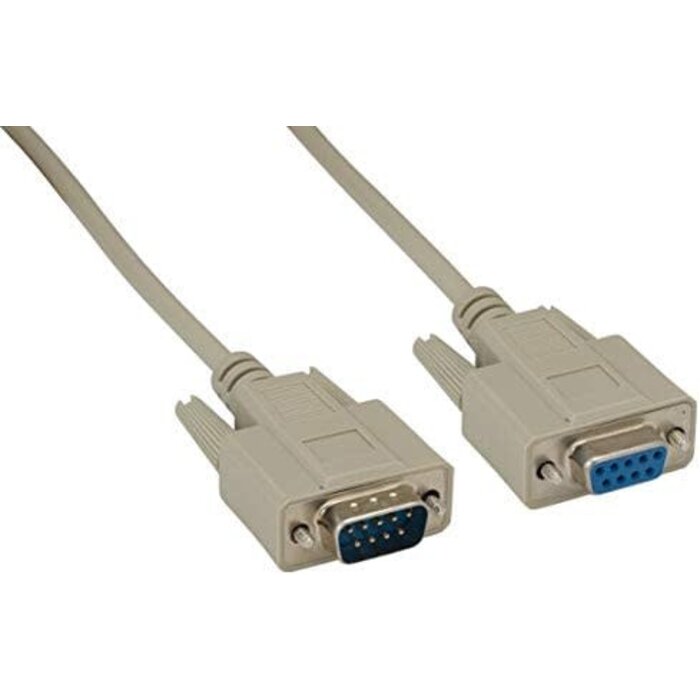DB9-M/F-6FT - Cable Leader - DB9 M/F RS-232 Serial Extension Cable (6 Foot (1 Pack))