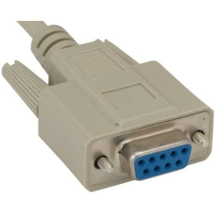 DB9-M/F-6FT - Cable Leader - DB9 M/F RS-232 Serial Extension Cable (6 Foot (1 Pack))