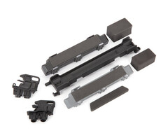 Traxxas 8919R - Battery hold-down/ mounts (front & rear)/ battery compartment spacers/ foam pads (fits Maxx® with extended chassis (352mm wheelbase))