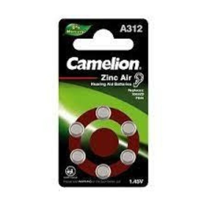 Camelion Camelion Hearing Aid A312 6pk