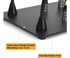 Magnetic Heavy Duty Soldering Base - Black