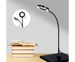LED 3X Magnifier, Flexible Gooseneck Magnifier Lamp Strong Magnet Base, Can Be Positioned to Hold The Magnifier Where You Want Hands Free