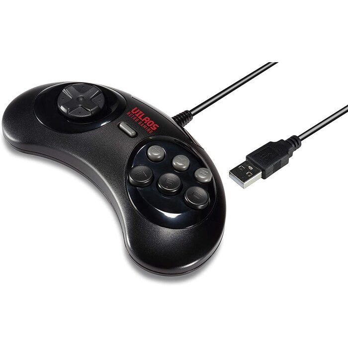GENESIS - Vilros - Retro Gaming SEGA Genesis Style USB Gamepads