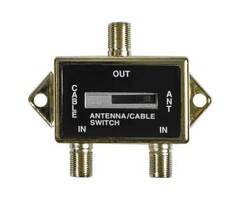 RCA VH71 - RCA 2-Way A/B Coaxial Cable Slide Switch