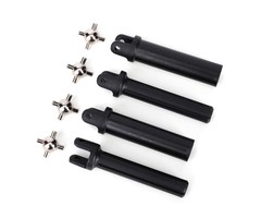 Traxxas 6850X - Half shafts, heavy duty (external splined (2)/ internal splined (2))/ metal u-joints (4)