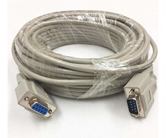 100FT-DB9 - Custom Cable Connection - 100 Foot DB9 Male to Female RS232 Extension Serial Cable - 28 AWG Shielded