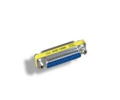 DB25-F/F - Antrader - DB25 25 Pin Serial Port Female to Female Mini Gender Changer Coupler Adapter RS232 Connector