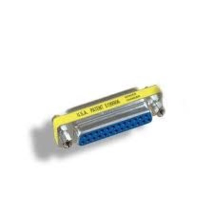 DB25-F/F - Antrader - DB25 25 Pin Serial Port Female to Female Mini Gender Changer Coupler Adapter RS232 Connector