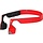 BLUEZ-2S-RED - Aftershokz Bluez 2S Wireless Bone Conduction Bluetooth Headphones, Red, (AS500SR)