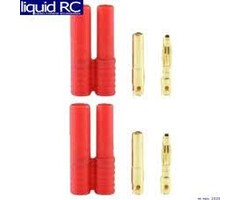 Redcat Racing BANANA-PLUGS-1Male-1Female - Banana 4.0 Plugs (Pack of 2, 1 male 1 female)