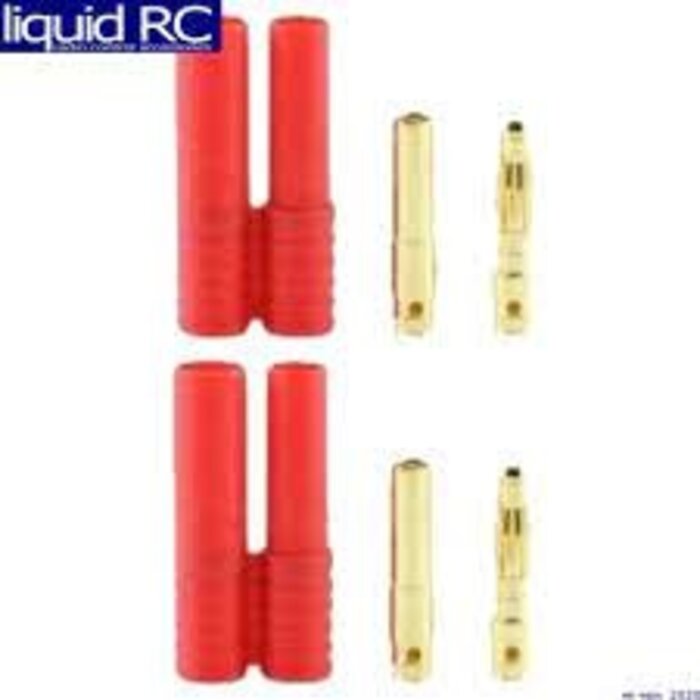 Redcat Racing BANANA-PLUGS-1Male-1Female - Banana 4.0 Plugs (Pack of 2, 1 male 1 female)