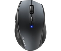 TECKNET - TECKNET - Bluetooth Wireless Mouse, 3200 DPI Computer Mouse, 24-Month Battery Life and 6 Adjustable DPI Levels, 6 Buttons Compatible with Ipad Pro/ Laptop/Surface Pro/Windows Computer/Chromebook-Grey