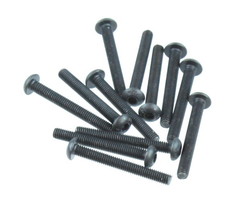 3x25mm Button Head Hex Machine Thread Screws (12pcs)