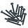 BS819-030 - 3x25mm Button Head Hex Machine Thread Screws (12pcs)