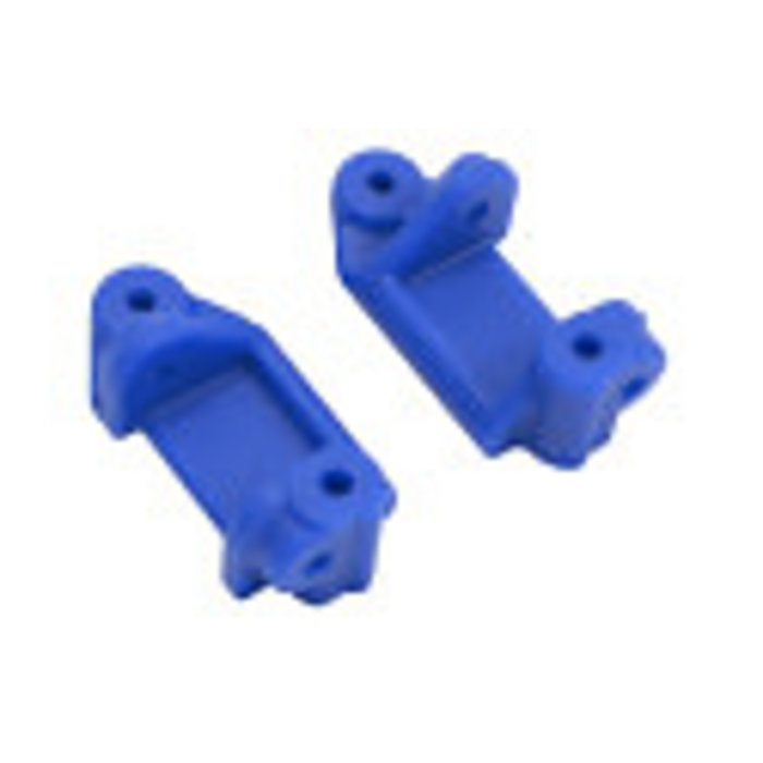 RPM RPM80715 - Blue Front Caster Blocks (Slash 2wd, Nitro Slash, e-Rustler & e-Stampede 2wd)