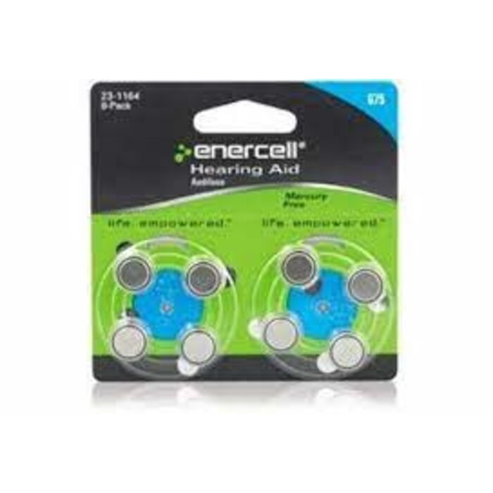 230-1164 - RadioShack - Enercell - 675 Zinc Air Hearing Aid Batteries, Pack of 8